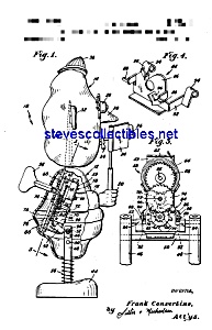 Patent Art: 1960s Hasbro Walking Mr Potato Head