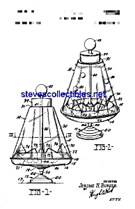 Patent Art: 1960s Ohio Art Spinning Top Toy