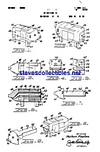 Patent Art: 1940s Plastic Puzzle Toy Pig