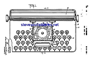 Patent Art: 1950s Toy Typewriter
