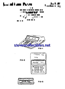 Patent Art: 1970s Electronic Calculator