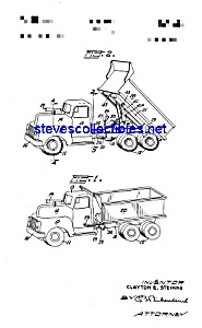 Patent Art: 1950a Dyna-dump Toy Truck