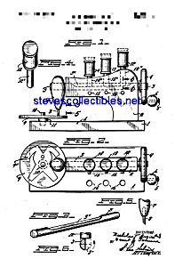 Patent Art: 1950s Toy Sewing Machine