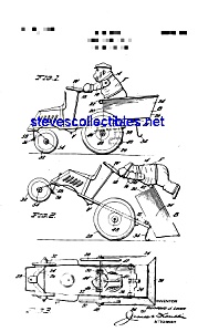 Patent Art: 1930s Marx Character Tin Windup Toy