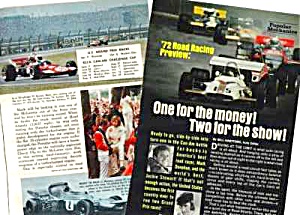 1972 Road Racing Preview-auto Racing Mag Article
