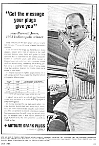 1965 Auto Racing - Parnelli Jones 1963 Indy Winner Ad