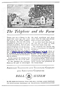 1930 At&t Telephone Phone Ad
