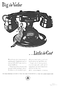 1939 Bell Telephone Old '202' Phone Ad B
