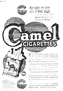 1920 Camel Cigarettes Magazine Ad