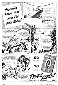 1943 Prince Albert Tobacco Wwii Anti-axis Ad