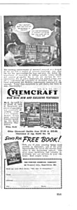 1943 Chemcraft Chemistry Set Toy Mag. Ad