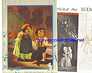 1934 Behind The Scenes Puppetry Mag. Article