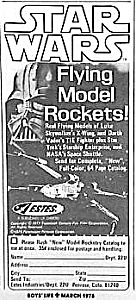 1978 Star Wars Model Rocket Ad