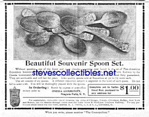 1902 Pan American Exposition Spoon Ad