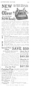 1923 Oliver Typewriter Mag. Ad