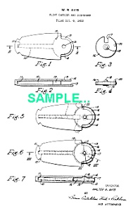 Patent: 1950s Zippo Lighter Flint Carrier