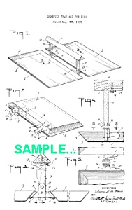 Patent: 1930s Manning Bowman Sandwich Tray