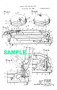 Patent: 1940s Manning Bowman Waffle Iron