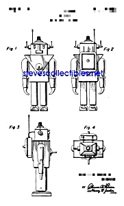 Patent Art: 1950s Toy Robot - Mechanical Man
