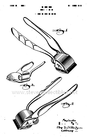 Patent Art: 1940s Hair Clippers - Matted For Framing