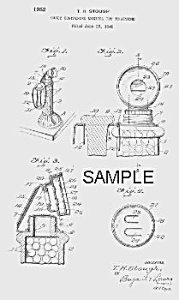Patent Art: 1950s Telephone Candy Container B - Matted