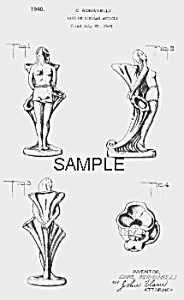 Patent Art: 1940s Metlox Romanelli Nude Pottery