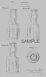 1930s Cream Top Bramhall Milk Bottle Patent