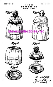 Patent Art: 1940s Black Mammy Cookie Jar - Matted