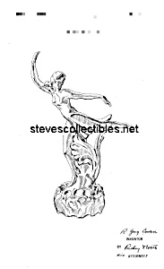 Patent Art: 1920s Cowan Pottery Nude Flower Lady