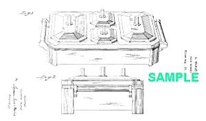 Patent Art: 1930s Art Deco Chase Guild Food Warmer