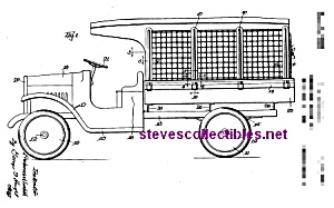 Patent Art: 1930s Lundahl - Buddy L Toy Cage Truck