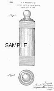 Patent Art: 1930s Chase Blue Moon Cocktail Shaker