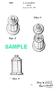 Patent: Art: 1930s Art Deco Cigarette Humidor - Matted