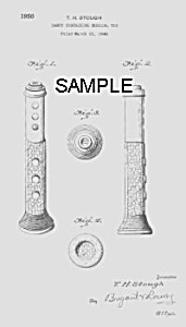 Patent Art: 1950s Musical Candy Container - Matted