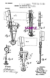 Patent Art: Early 1900s Kampfe Razor Strop B - 8x10