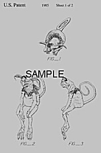 Patent: 1980s Star Wars Salacious Crumb Toy Toys