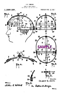 Patent Art: 1920s Hair Cutting Device - Matted - 8x10