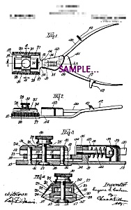 Patent Art: 1920s Hair Clippers B - 8x10 - Matted