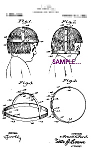 Patent Art: 1920s Hair Trimming Gage Funny - 8x10