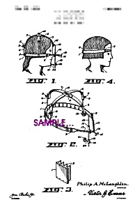 Patent Art: 1920s Bob Haircut Device - 8x10 - Matted