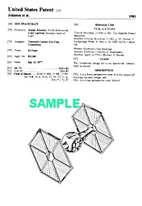 Patent Art: 1980s Star Wars Tie Fighter Toy