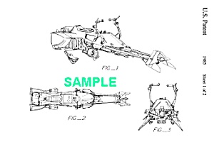 Patent: 1980s Star Wars Speeder Bike Toy