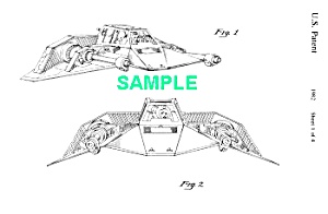 Patent: 1980s Star Wars Snowspeeder Toy