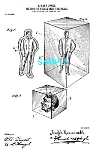 Patent Art: Early 1900s Preserve Dead In Clear Glass