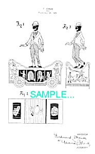 Patent Art: 1920s Strauss Black/circus Toy