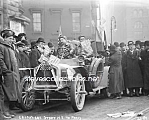 C.1908 New York To Paris Race-lelouvier Photo - 8 X 10