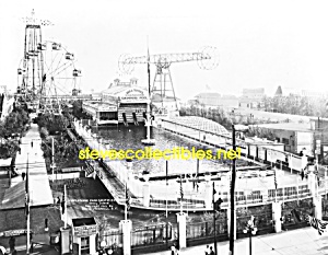 C.1912 Steeplechase Park Coney Island Photo - 8 X 10
