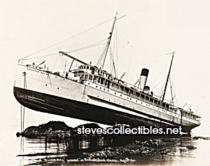 1910 Princess Mary Shipwreck Alaska Photo - 8 X 10