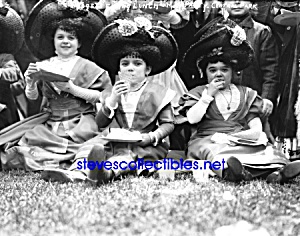 C.1910 Midget Party Photo 8 X 10 - Side Show