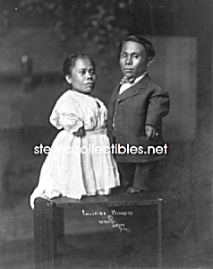 C.1914 Philipino Midgets Photo 8 X 10 - Side Show